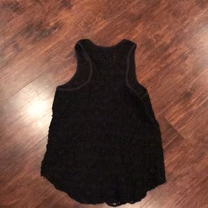 Lucky Brand, black lace tank